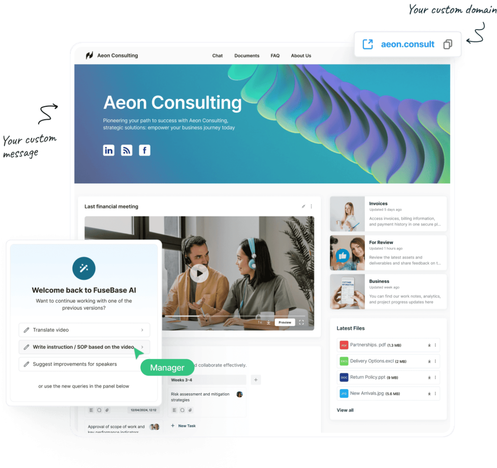 FuseBase as an AI Tone Checker. Image by Help your Business
